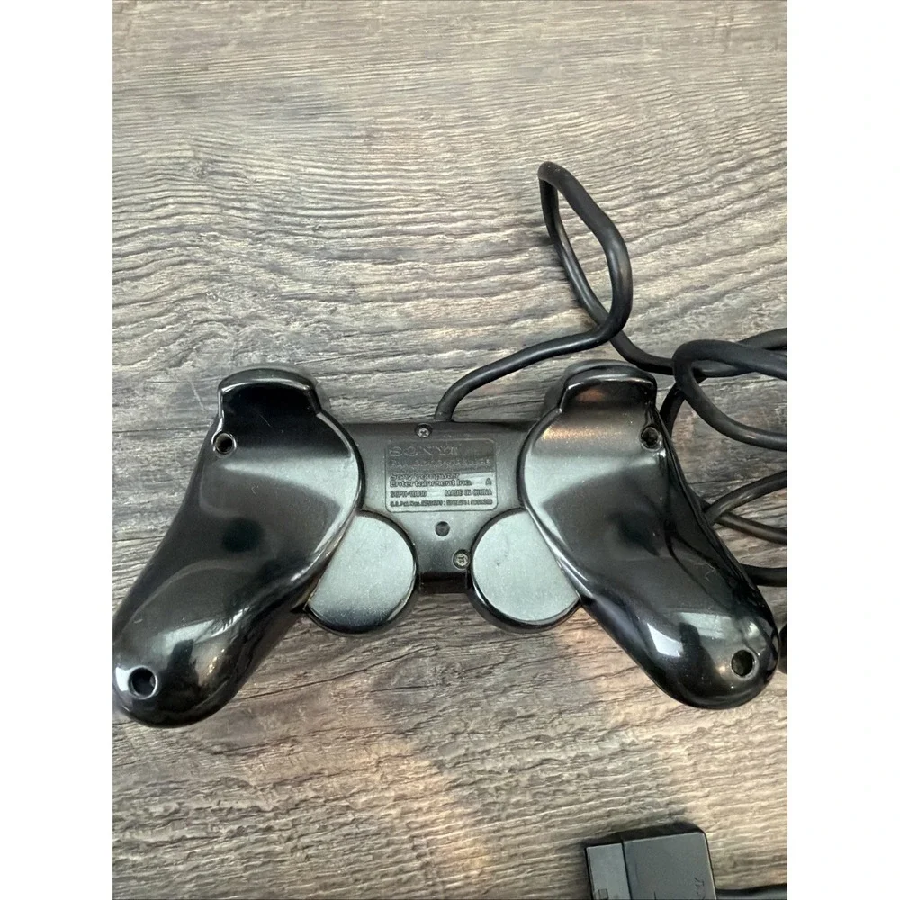 Sony PlayStation PS2 DualShock 2 Black Wired Analog Controller OEM SCPH-10010